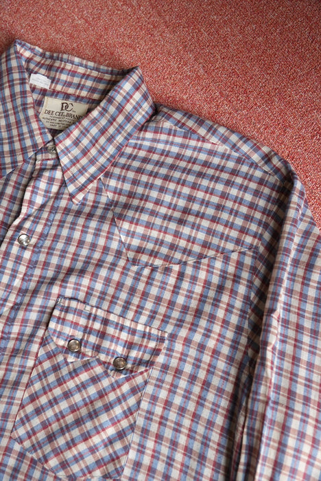 70s DEE CEE BRAND gauze western shirt