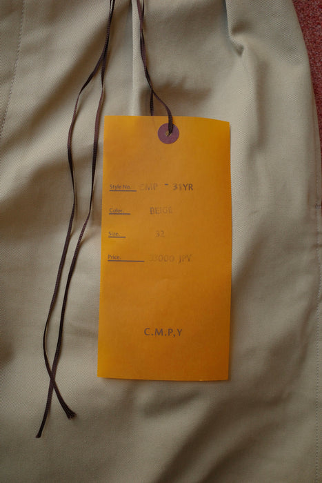 C.M.P.Y 31YR Chino pants BEIGE 32inch