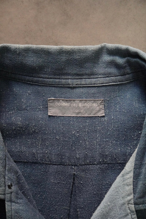 00s COMME des GARÇONS HOMME 2tone indigo shirts