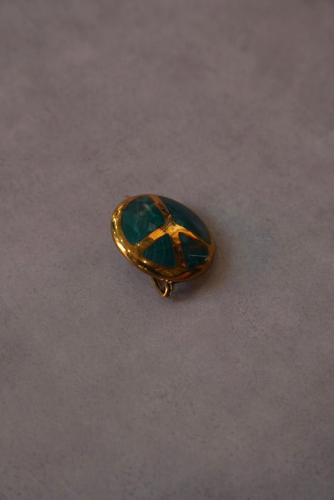 handmade brass pins "gold"