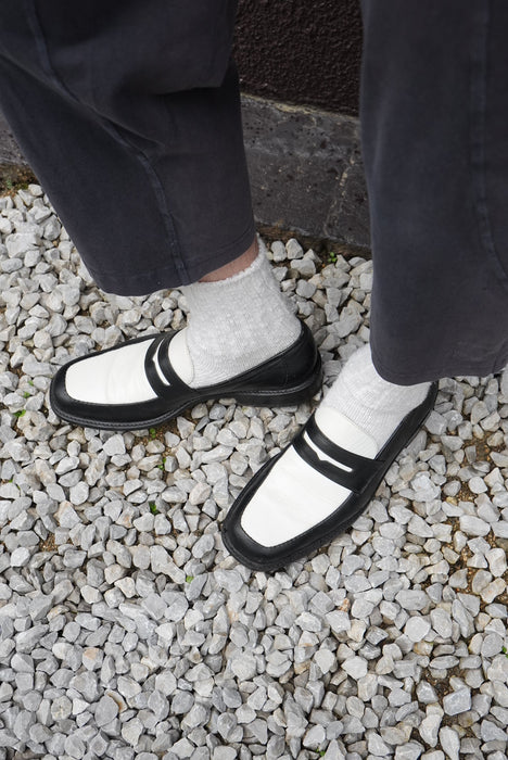 90s BACHRACH 2-tone penny loafer