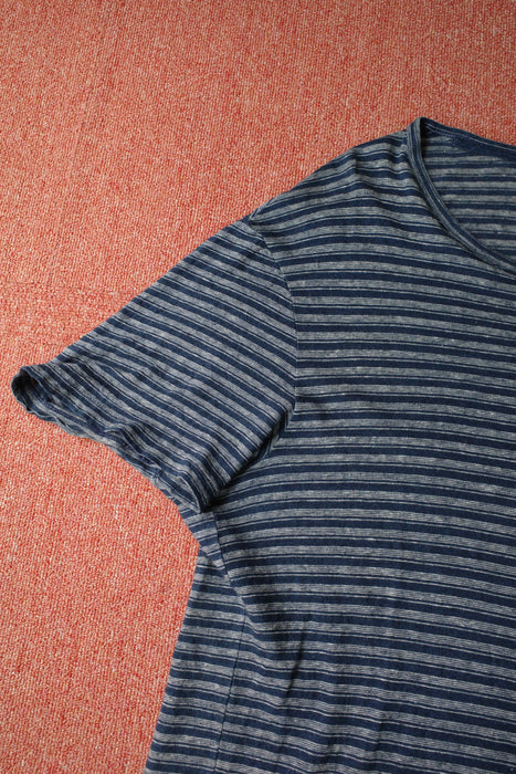 90s Ralph Lauren linen×cotton border tee