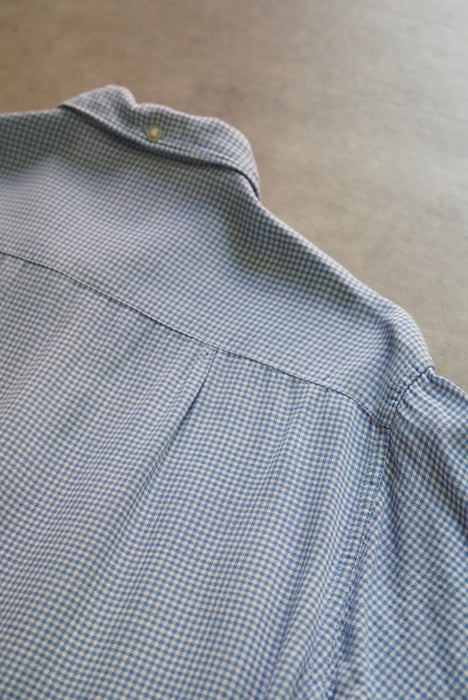 60s Amberley gingham B.D.shirt