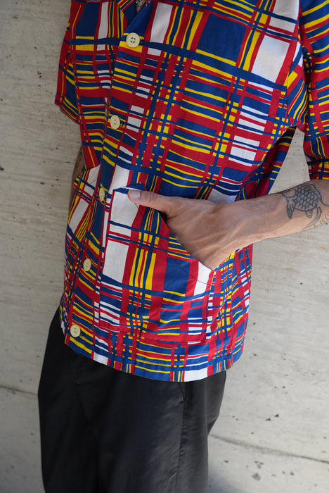 6.70s Brentwood Sportswear check roundcollar shirts