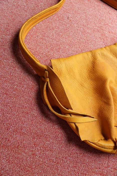 deerskin shoulder bag