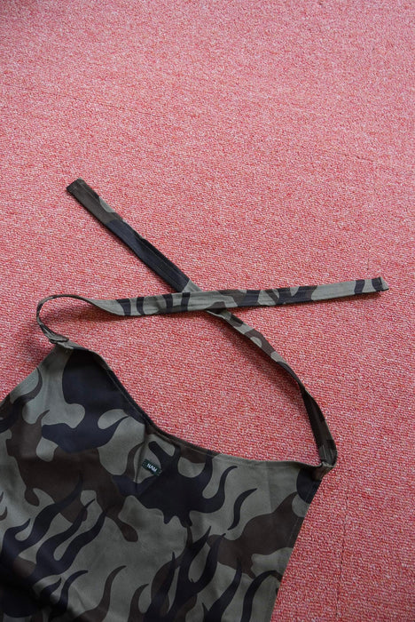 NAM HEAD APRON FIRE CAMO KHAKI