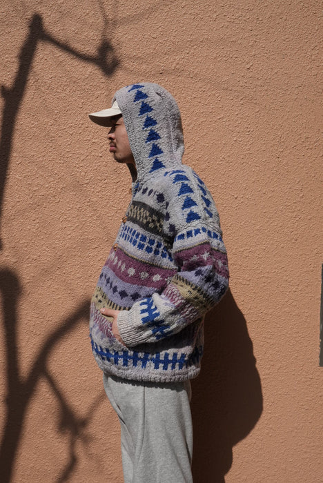 80s Foreign Affair Ecuador knit hoodie