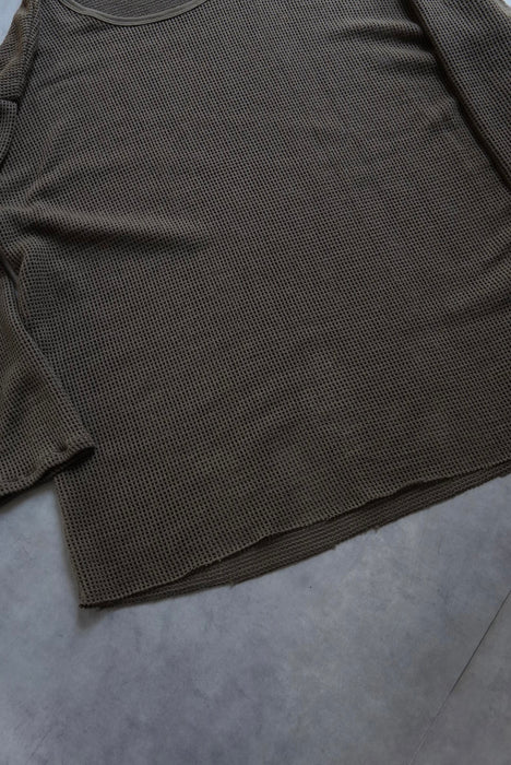 HAPPYEND mesh tee Olive