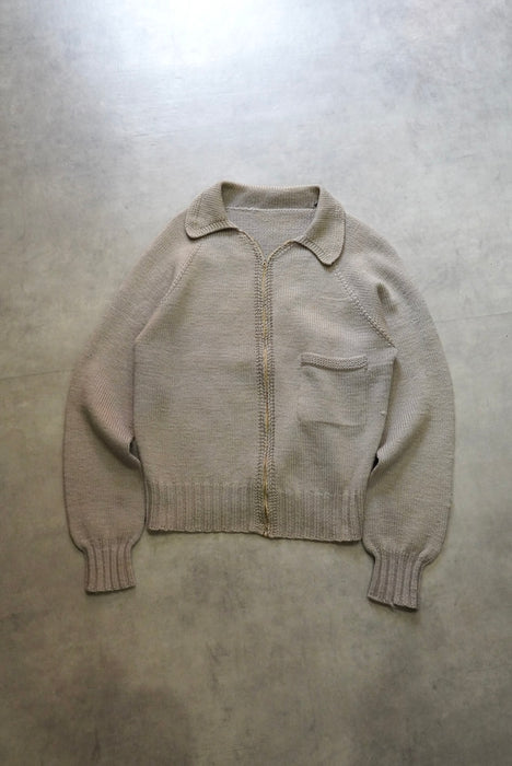 50s zip sweater