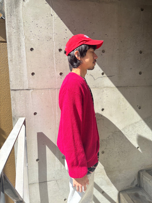 90s LANDS' END alpaca cardigan