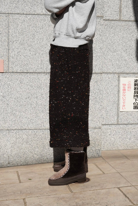 HAPPYEND HOKKORI tweed pants CHOCO