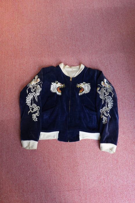 50s velours souvenir jacket