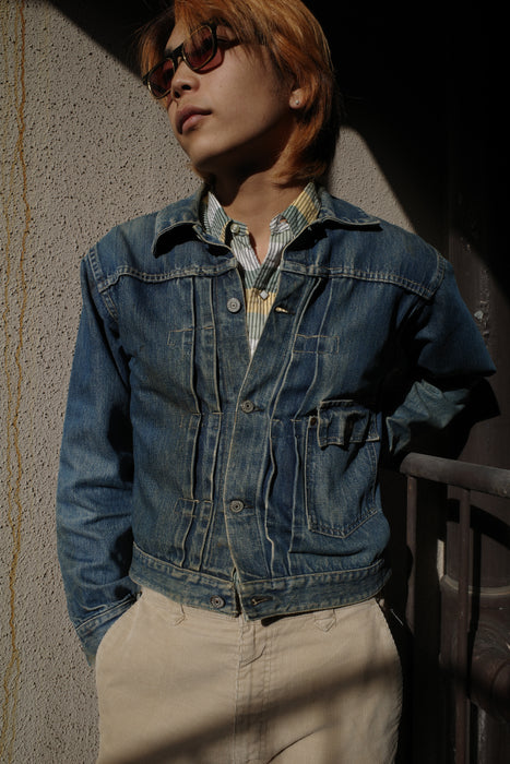 40s FOREMOST denim trucker jacket 1st