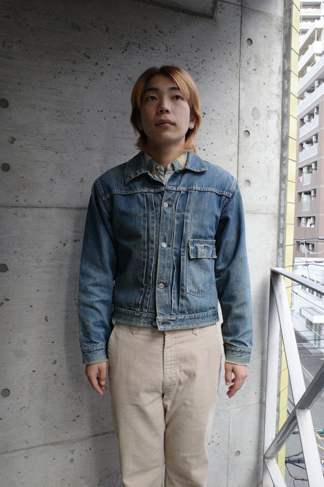 40s FOREMOST denim trucker jacket 1st
